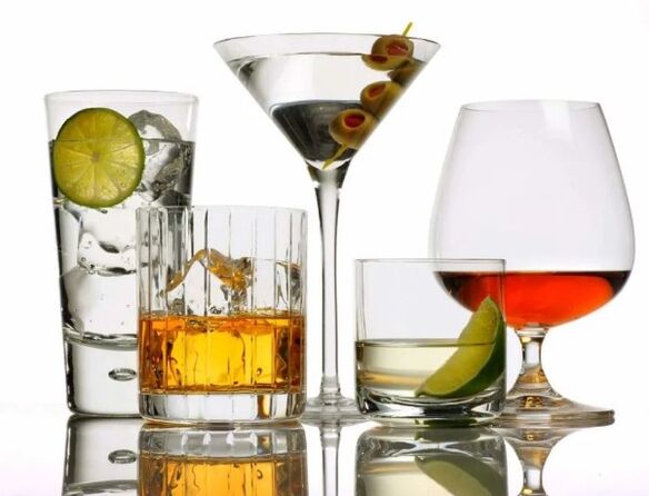 Various alcohols