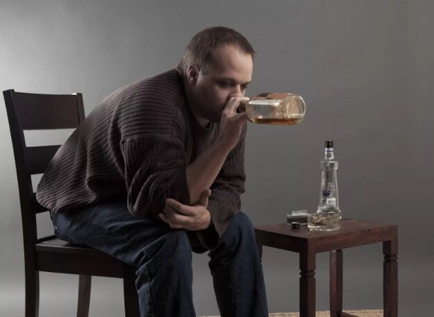 alcoholic man